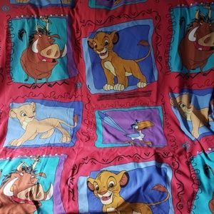 Disney Bedding - Vintage The Lion King FULL Size Flat Sheet Disney Bedding - Vintage The Lion King FULL Size Flat Sheet